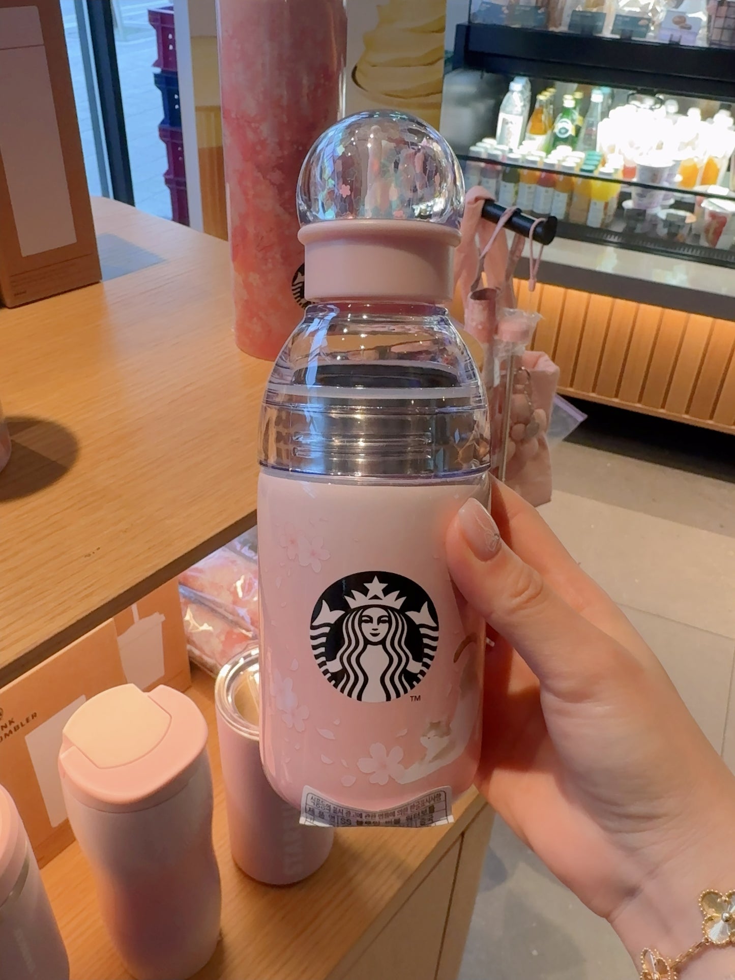韩国星巴克樱花季限定