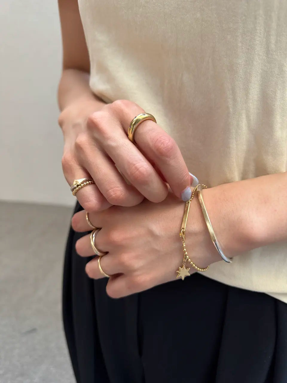 TEN. Tiny Heart Ring ♡ 经典爱心戒指 | Silver / Gold / Mix